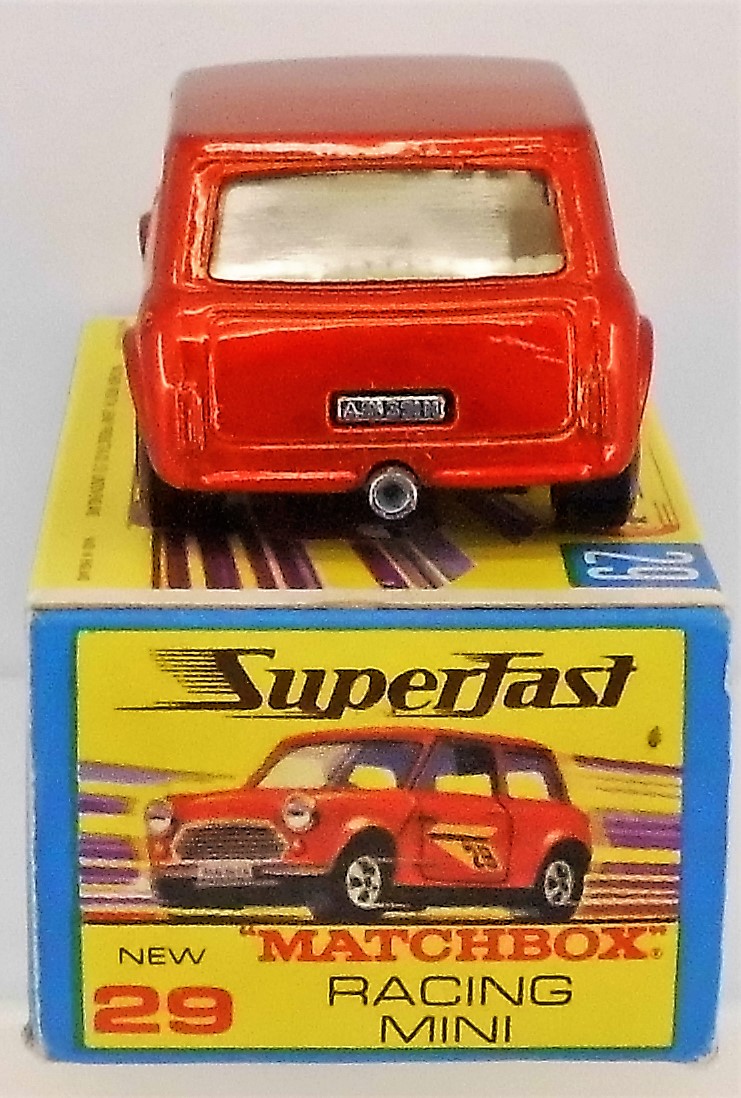 Matchbox Superfast "Racing Mini" No 29 Toy Hunter UK Retro