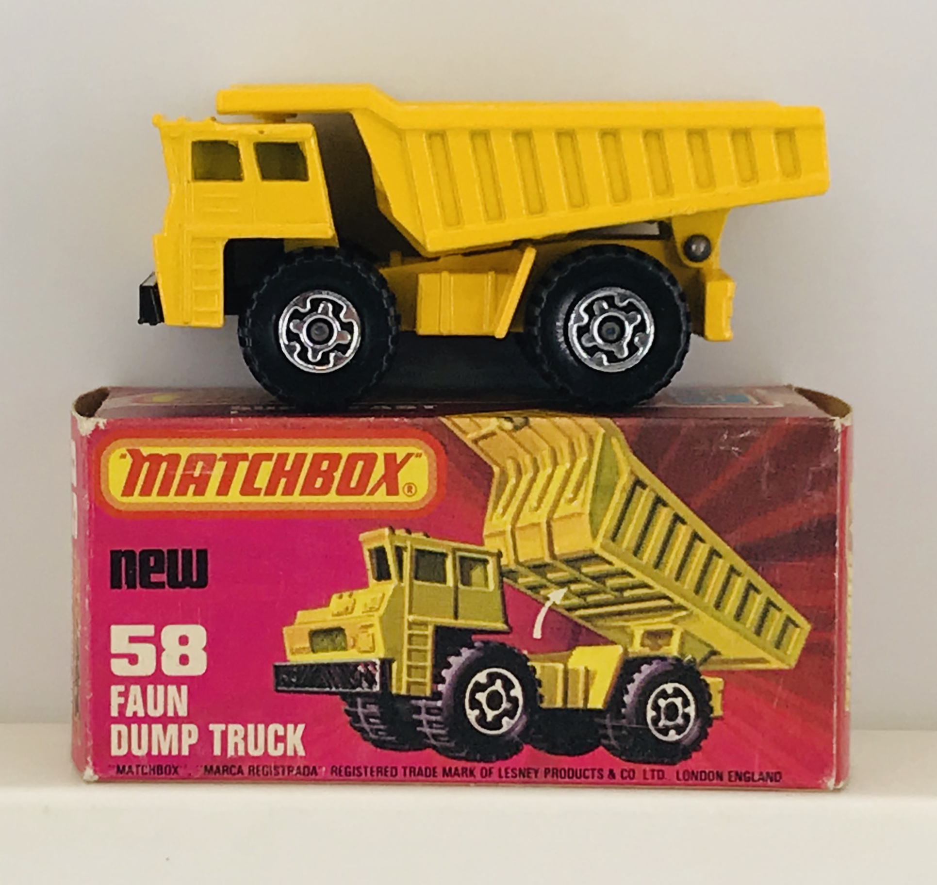 Matchbox Superfast No. 58 "Faun Dump Truck" Toy Hunter UK Retro