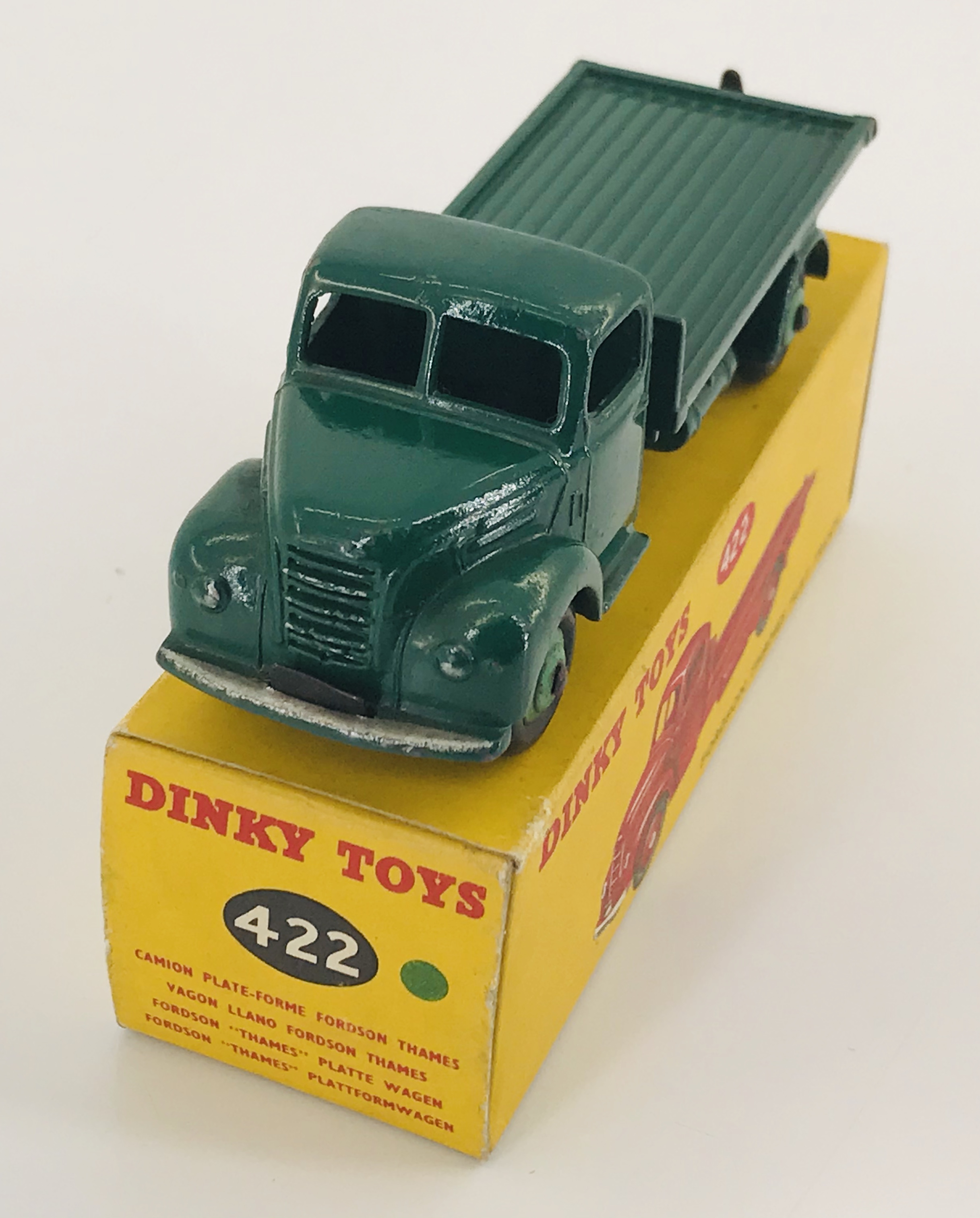 Vintage Dinky Toys No. 422 "Fordson Thames Flat Truck" Toy Hunter UK