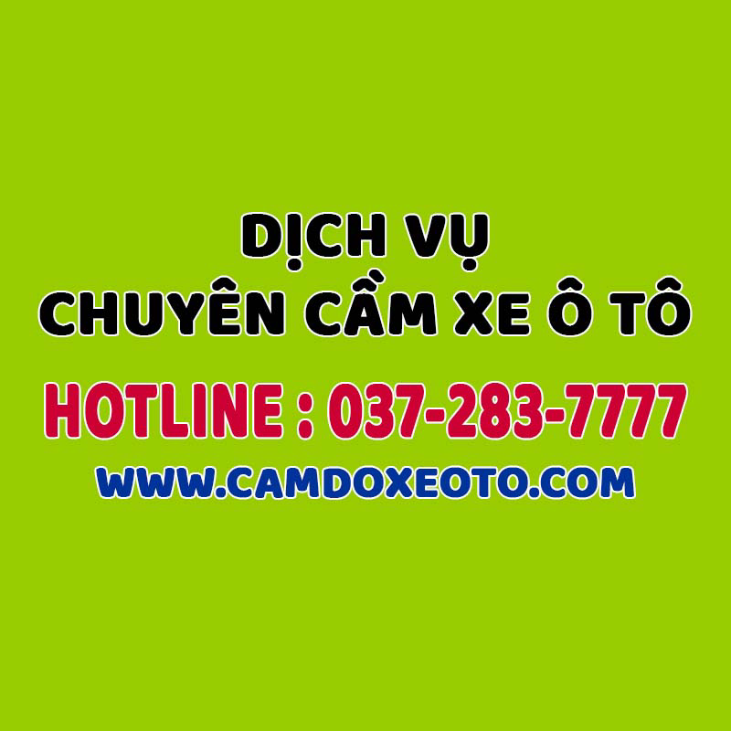 Cầm đồ xe ô tô