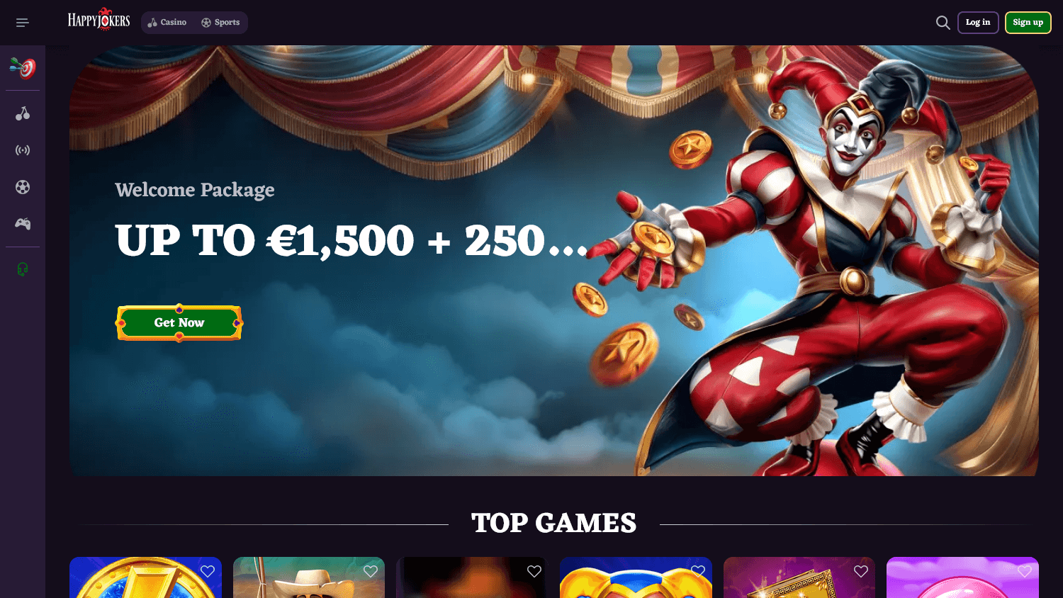 Bonus ohne Einzahlung im Casino Happy Jokers: Chancen und Regeln – Review