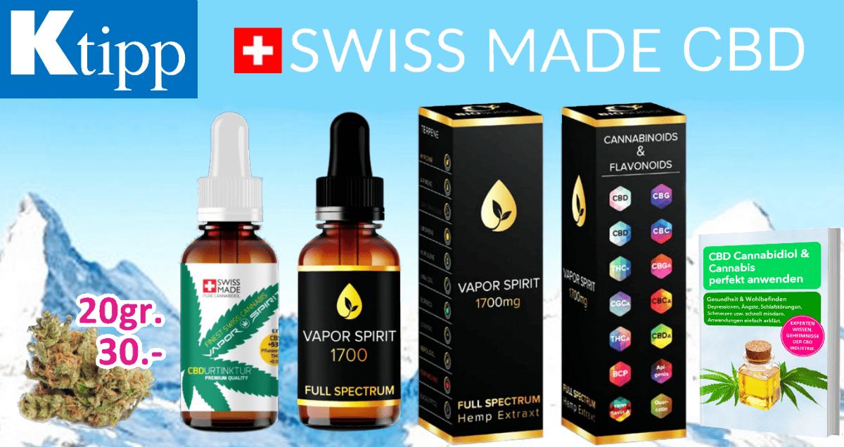 CBD Shop Zürich - CBD Öl & Blüten kaufen | vaporspirit.ch Reviews