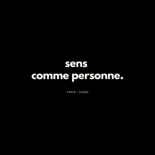 Senscommepersonne