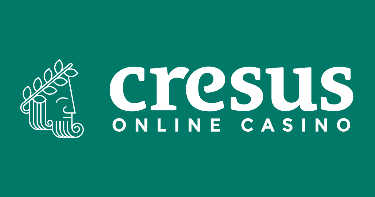 Logo officiel de Cresus Casino avec couronne dorée et typographie distinctive