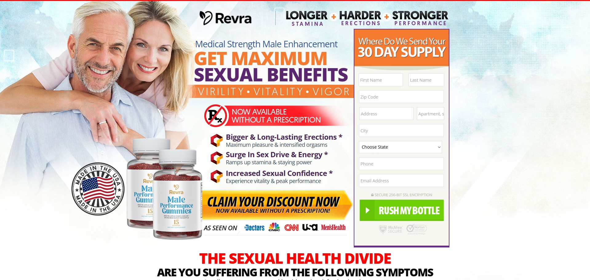 Revra Male Performance Gummies | Website Reviews Reviews | Read Customer  Service Reviews of revramaleperformancegummies.fitglobehealth.com