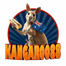 Kangaroo 88 Casino Logo - Stylized Kangaroo and 88