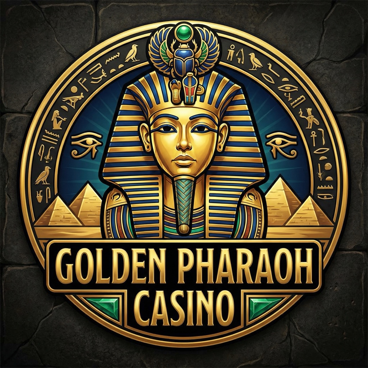 Golden Pharaoh Casino Official Logo