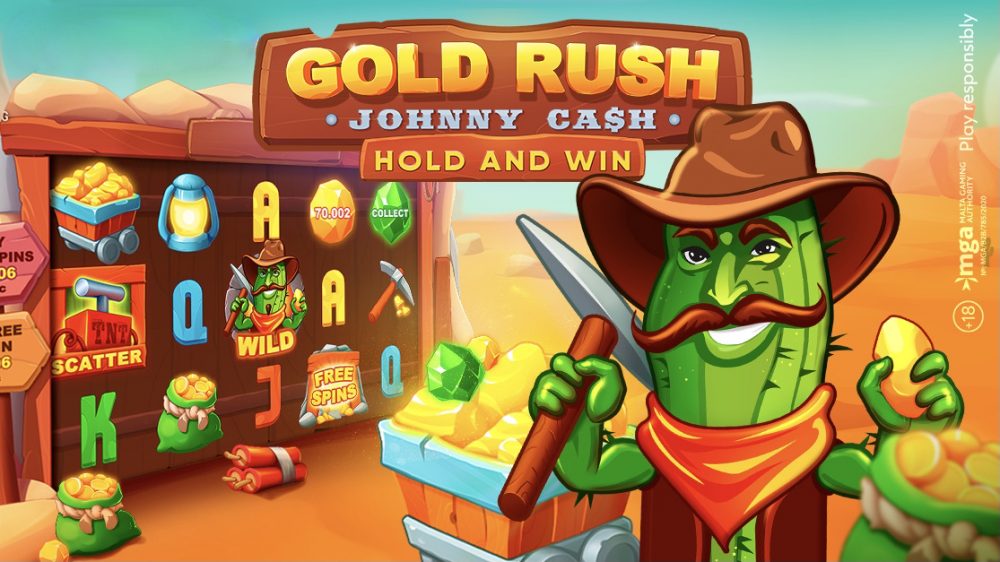 Johnny Kash Casino logo featuring a stylized character and bold typography