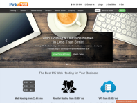 Pickaweb.co.uk Web Hosting Logo