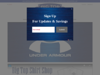 big top shirt shop location