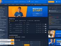 Interfejs Superbet app