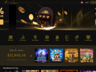 Screenshot of Cocoa Casino game lobby interface showing slots and live dealer categories