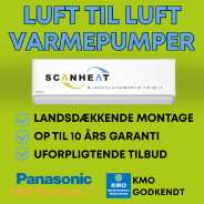 Op til 10 års garanti på luft til luft