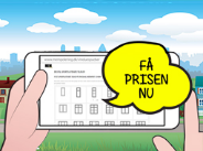 Klik din pris og book din tid med det samme online!