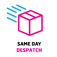 Order before 5pm and it'll be despatched the same day. Guaranteed.