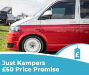 We’ll give you a £50 Just Kampers gift voucher if we can’t beat your current quote