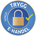 SYSE er godkjent av Trygg e-Handel, det betyr at du kan kjenne deg trygg og sikker når du handler fra oss.
