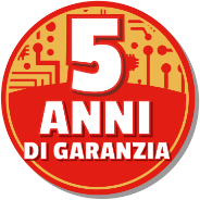 5 Anni Di Garanzia Su Tutto*