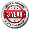 3 Years Collect & Return Warranty