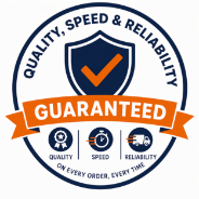 Quality, speed, and reliability—guaranteed