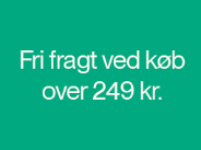 Fri fragt ved køb over 249 kr. 