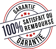 Garantie 100% satisfait ou remboursé 