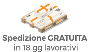 Spedizione entro 18 giorni lavorativi 