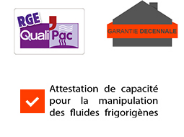 Nos certification et Garanties