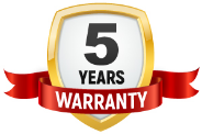 5-year extended warranty on all TentBox models.