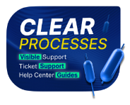 Guided help, transparent information, and ongoing platform improvements.