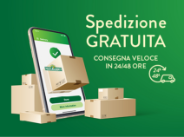 Spedizioni sempre gratuite in 24/48 ore