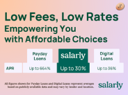 Affordable loans with an APR of up to 30%.