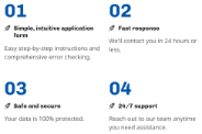 Simple & secure application process