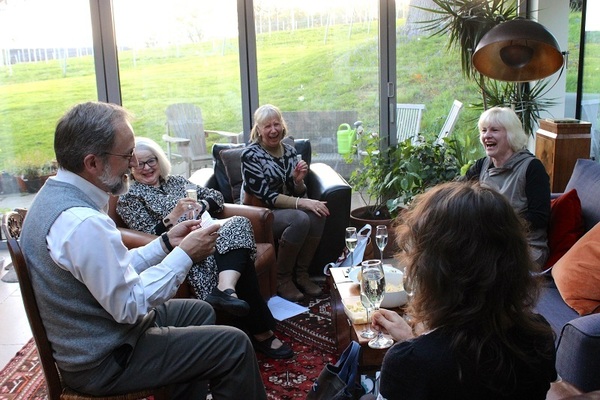 Medium sussex sticks group laughing
