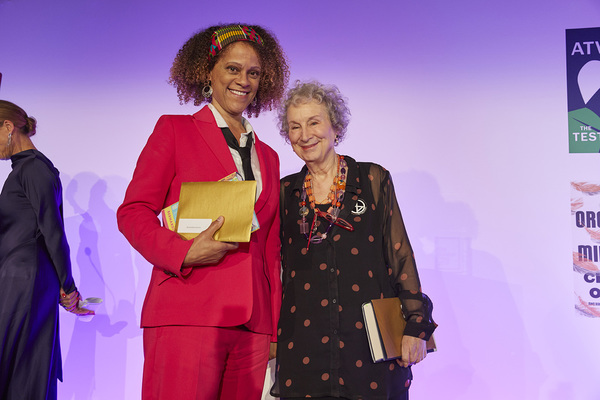 Medium 2019 booker prize winners bernardine evaristo and margaret atwood at the 2019 booker prize winner ceremony credit the booker prize