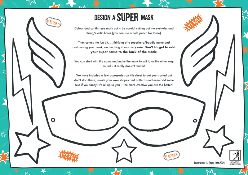 Design a SUPER Mask and win amazing prizes!