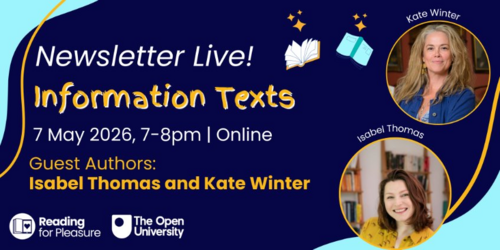 OU RfP Newsletter Live! May 2026 - Reading for Pleasure image