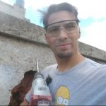 Cristian Korinek, Bricklayer in Barcelona