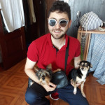 Saul  Caso Bascones, Passejador de gossos a Santander