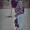 Cristina Esparza, Dog walker in Zaragoza