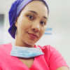 Leidy Rojas, Geriatric assistant in L'Hospitalet de Llobregat