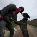 Jorge Yohandry Alayo Reve, Paseador de perros en Castelló d'Empúries