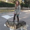 Marta Garcia San Martin, Passejadora de gossos a Madrid