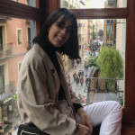 María Sarramián, Azafata in Logroño