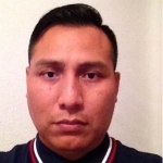 Jhon Canaza, Auxiliar d'infermeria a Málaga