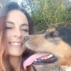 Sara Palomo Dib, Passejadora de gossos a Tarragona