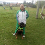 German Javier Laverde Arce, Dog trainer in Beniel