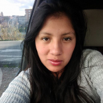 Fiorela Meza Gómez, House cleaner in Lleida