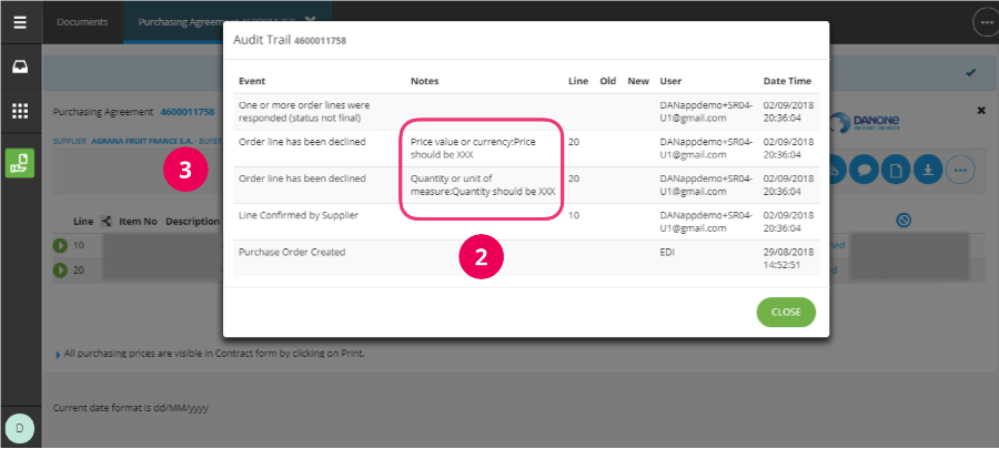 TRADESHIFT How Do I Check My Supplier s Purchase Agreement Responses 