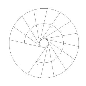 Vindeltrapp diameter